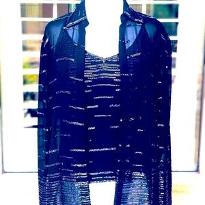 J KARA BEADED BLOUSE SET